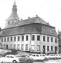 Dette foto af Ramsherred 4 er taget kort føBygningen blev revet ned for at skaffe parkeringspladser. Foto Svendborg Byhistoriske Arki