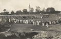 Rejsegilde på Strandgården i 1934. Foto Egebjerg Lokalhistoriske Arkiv.