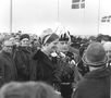 Tronfølgeren, prinsesse Margrethe indvier Svendborgsundbroen 1966.
