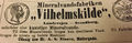 Annonce i Svendborg Avis 1892. Bemærk, der er angivet en forhandler fra sodavandsfabrikkens produkte